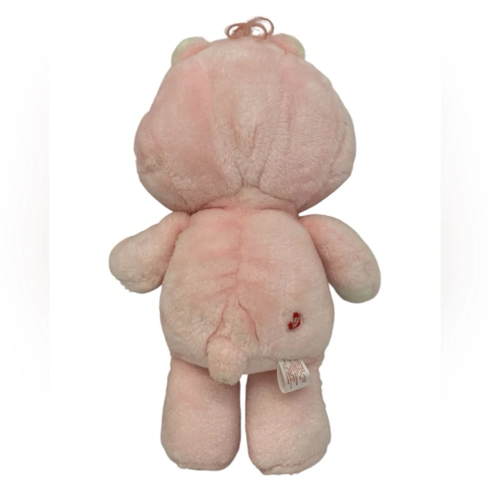 Vintage 1983 Kenner Care Bears Cheer Bear Pink Rainbow Plush Stuffed Animal 13